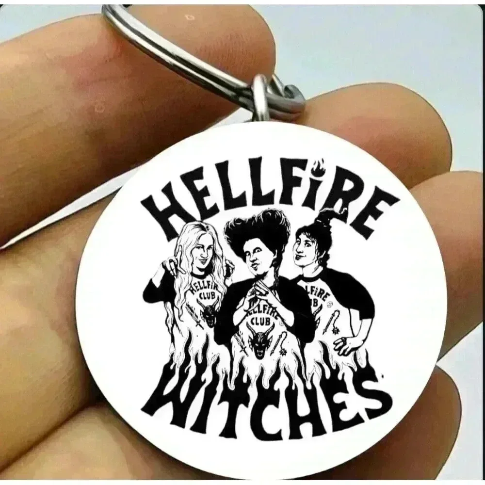 Hocus Pocus Hellfore Witches Hot Art Keychain Horror